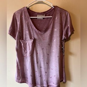 NWT Dantelle Novelty pineapple print T-shirt